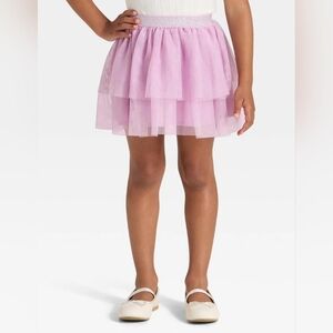 Cat & Jack - Girls' Layered Tulle Pink Skirt